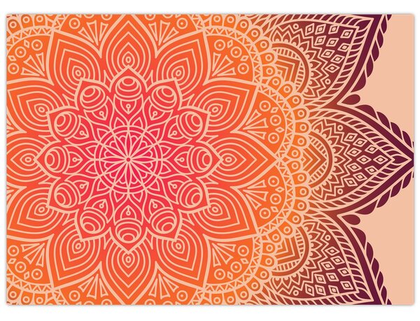 Kép - mandala art (70x50 cm)