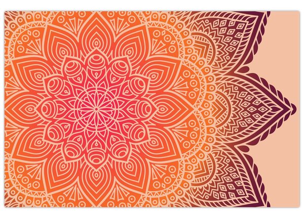 Kép - mandala art (90x60 cm)