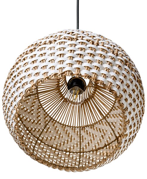 Függőlámpa YAUCO Rattan Fehér