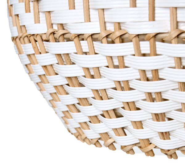 Függőlámpa YAUCO Rattan Fehér