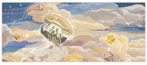 Kép - mennyei medúza (120x50 cm)