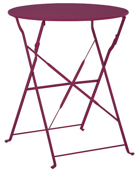 Bisztrószett Összecsukható FIORI Fém Burgundi