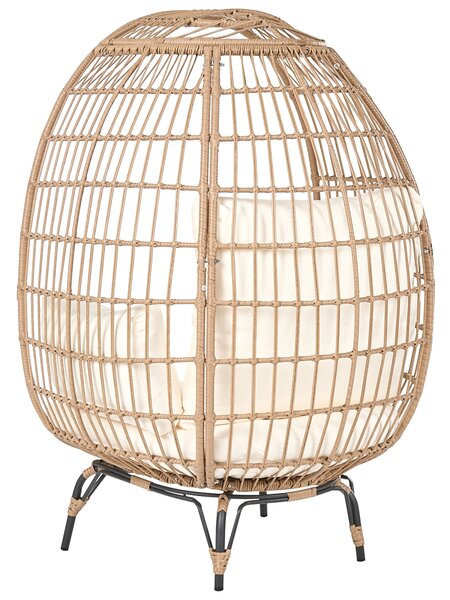 Kerti szék VEROLI PE Rattan Bézs