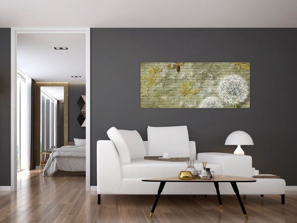 Kép - A szél által hordozott pitypang (120x50 cm)