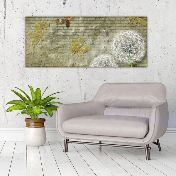Kép - A szél által hordozott pitypang (120x50 cm)