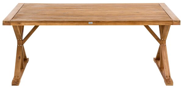 Kerti asztal CALABRITTO 90 cm 180 cm Akácfa Barna