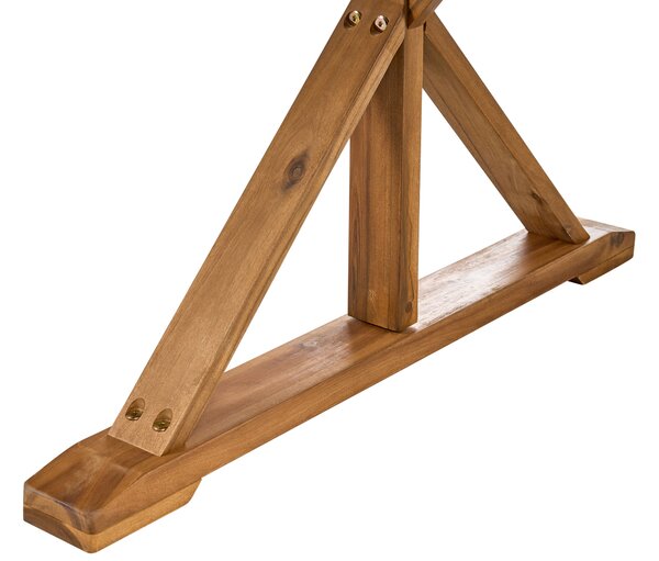 Kerti asztal CALABRITTO 90 cm 180 cm Akácfa Barna