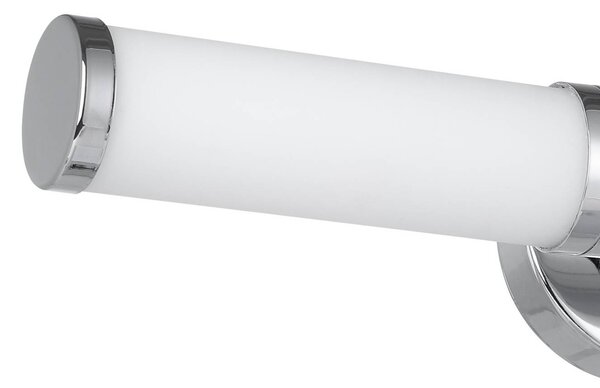 EGLO Palmo fali lámpa, 2 izzós króm, dimmelhető, Króm / ezüst, Fürdőszoba, fém, Modern