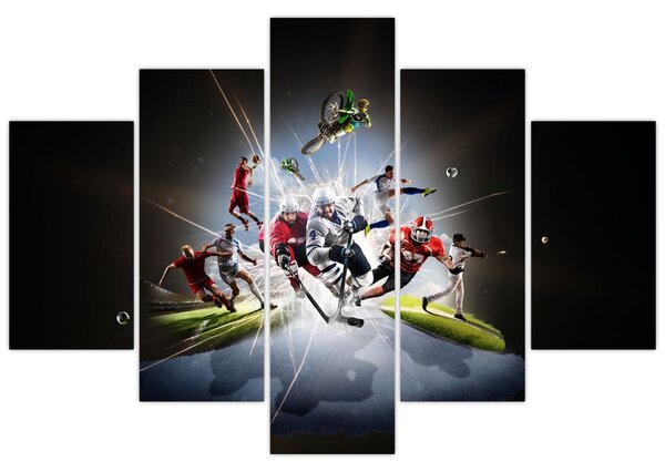Kép - Sportolók (150x105 cm)