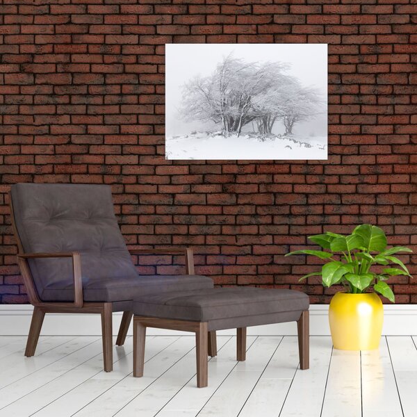 Kép - fehér tél (70x50 cm)