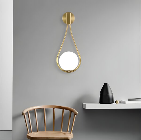 Fali lámpa G094-1W GOLD WHITE