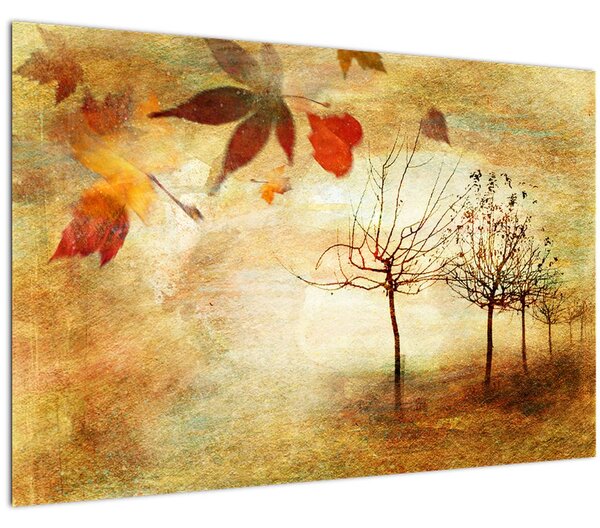 Kép - őszi hangulat (90x60 cm)