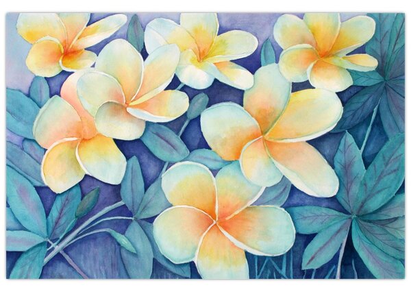 Kép - trópusi bokrok (90x60 cm)