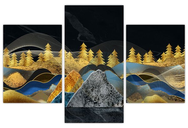 Kép - zlaté hory (90x60 cm)