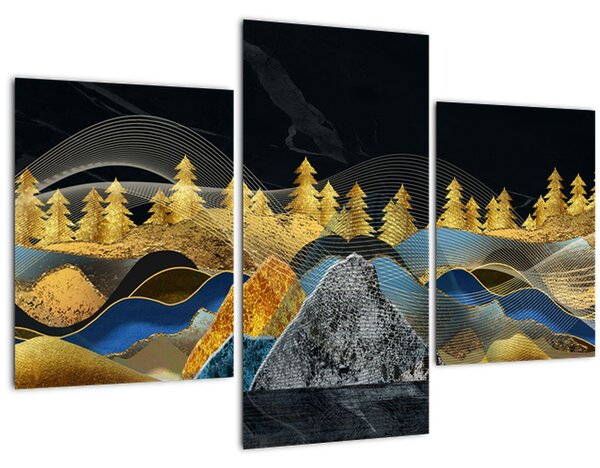 Kép - zlaté hory (90x60 cm)