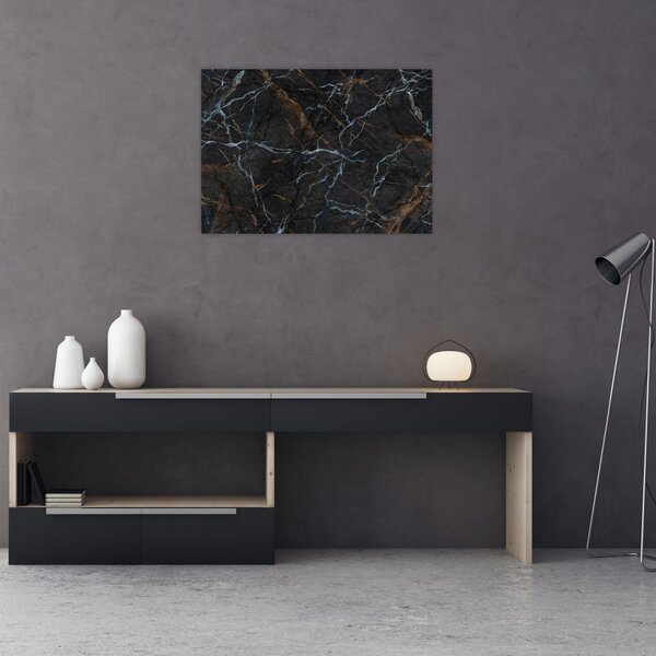 Kép - Fekete márvány (70x50 cm)