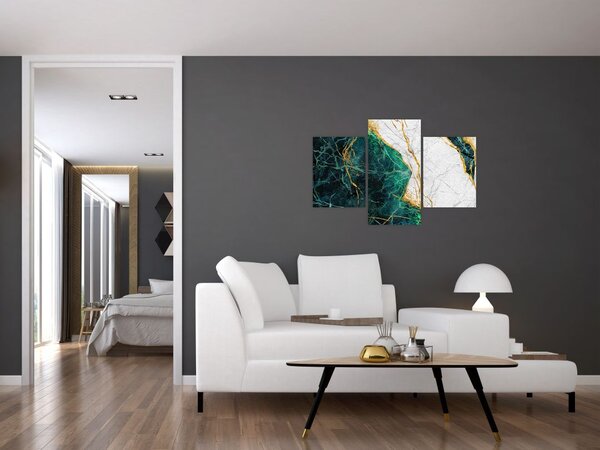 Kép - Türkiz márvány (90x60 cm)