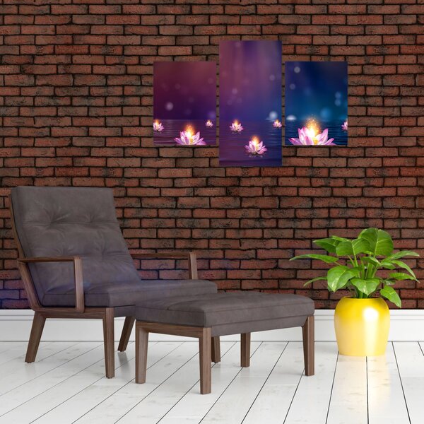Kép - varázslatos vízililiom (90x60 cm)