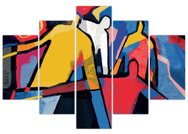 Kép - A férfiak absztrakciója (150x105 cm)