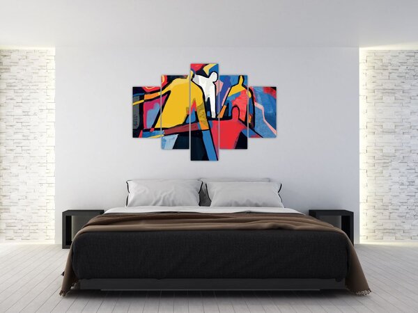 Kép - A férfiak absztrakciója (150x105 cm)