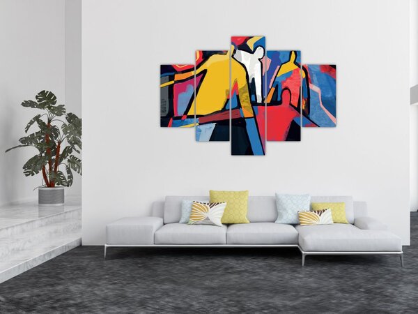 Kép - A férfiak absztrakciója (150x105 cm)