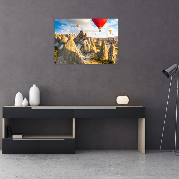Kép - Hőlégballonok (70x50 cm)