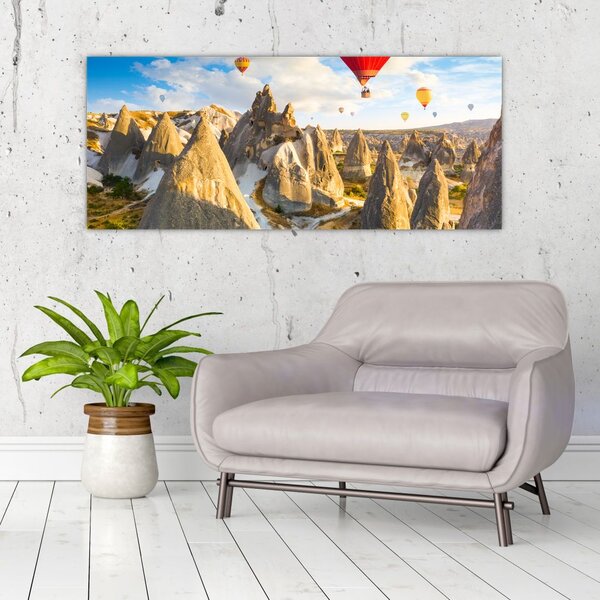Kép - Hőlégballonok (120x50 cm)