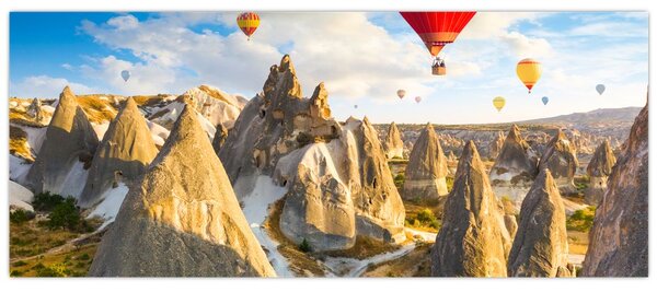 Kép - Hőlégballonok (120x50 cm)