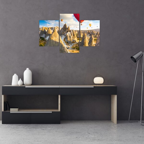 Kép - Hőlégballonok (90x60 cm)