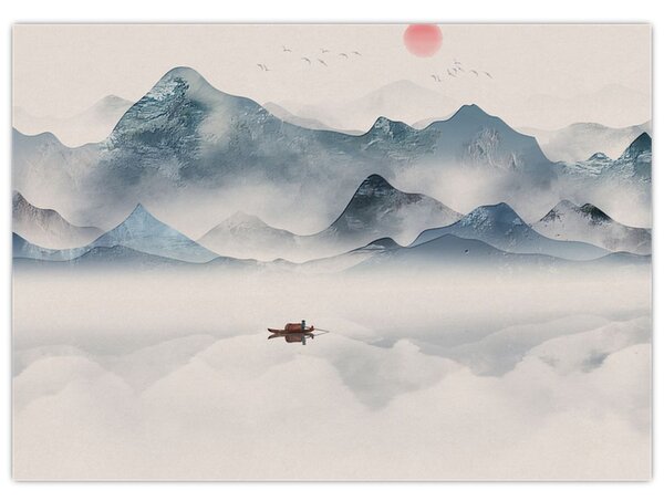 Kép - Kék-hegyi völgy (70x50 cm)