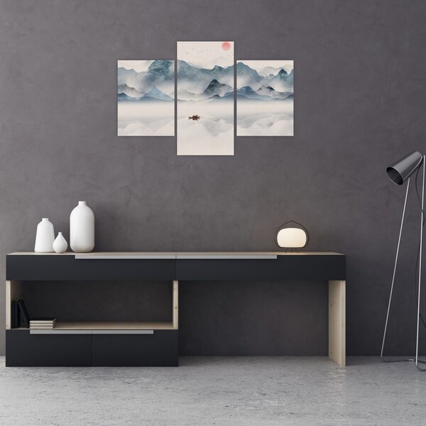 Kép - Kék-hegyi völgy (90x60 cm)