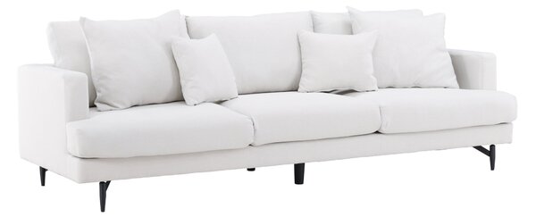 Kanapé Dallas 1699, Kárpit, 66x255x86cm, Krém