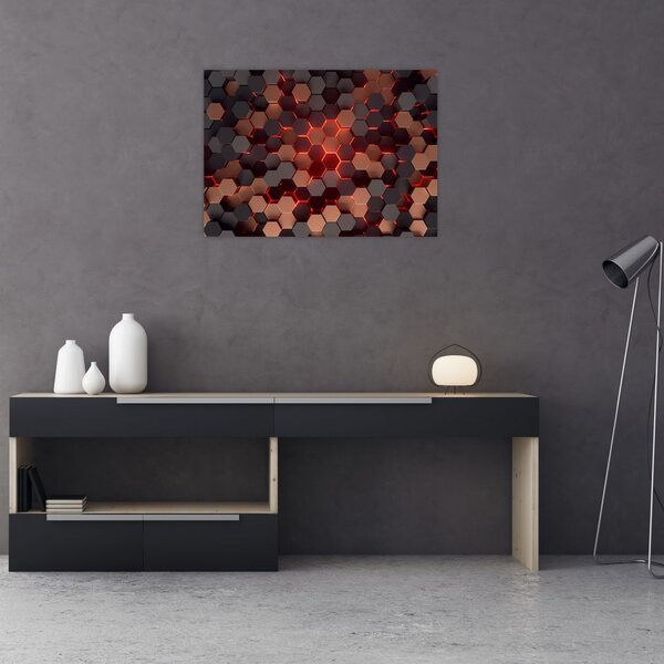 Kép - Futurisztikus absztrakció (70x50 cm)