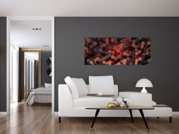 Kép - Futurisztikus absztrakció (120x50 cm)