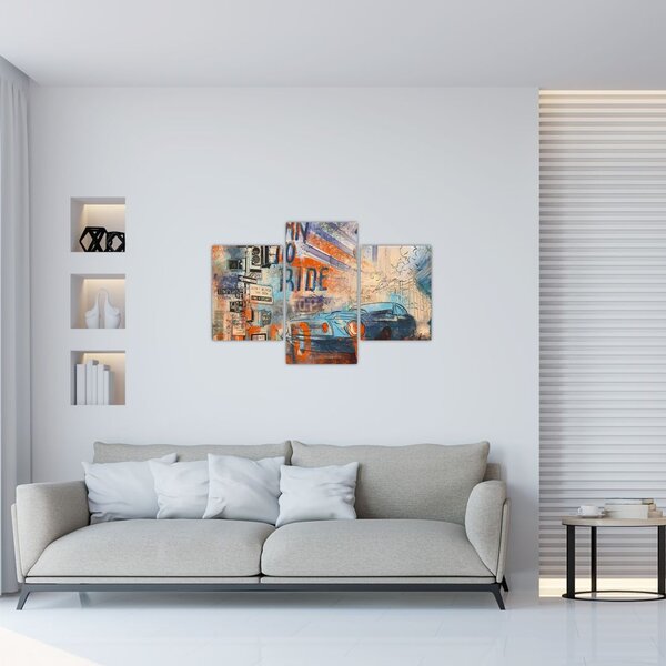 Kép - lovaglásra született (90x60 cm)