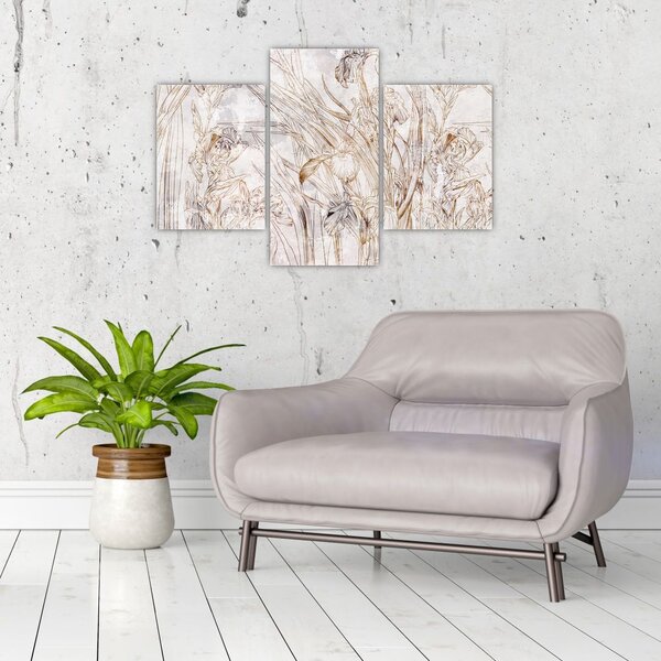 Kép - íriszek (90x60 cm)