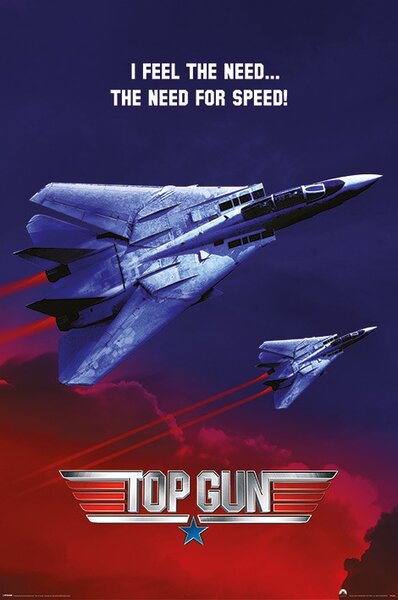 Plakát Top Gun - The Need For Speed, (61 x 91.5 cm)