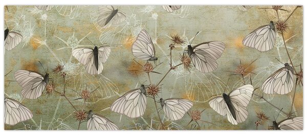 Kép - szüret lepkék (120x50 cm)