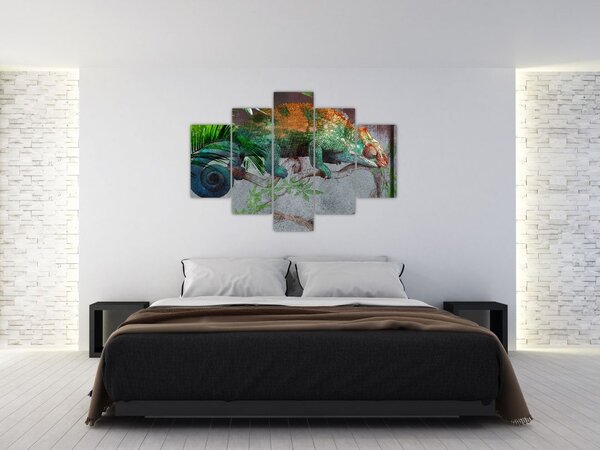 Kép - kaméleon (150x105 cm)