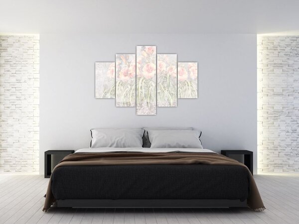 Kép - Liliomok freskója (150x105 cm)
