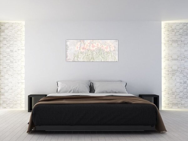 Kép - Liliomok freskója (120x50 cm)