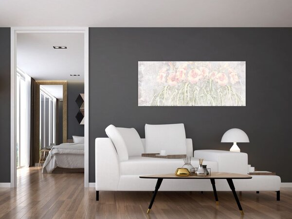 Kép - Liliomok freskója (120x50 cm)