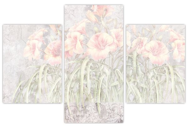 Kép - Liliomok freskója (90x60 cm)