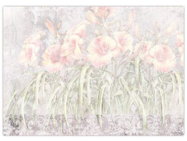 Kép - Liliomok freskója (70x50 cm)
