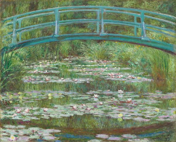 Claude Monet - Festmény reprodukció The Japanese Footbridge, 1899, (40 x 30 cm)