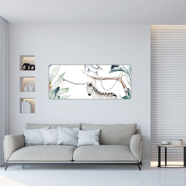 Kép - egzotikus állatok (120x50 cm)