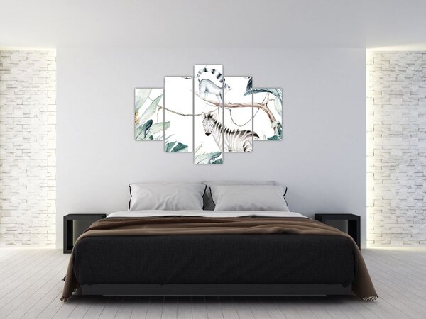 Kép - egzotikus állatok (150x105 cm)