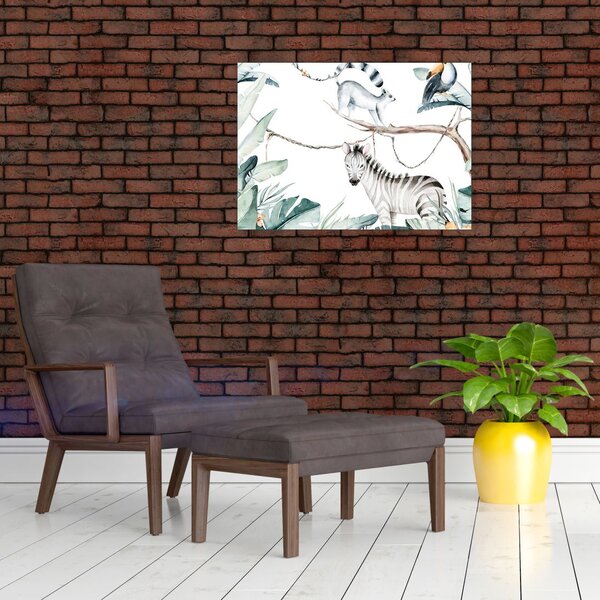 Kép - egzotikus állatok (70x50 cm)