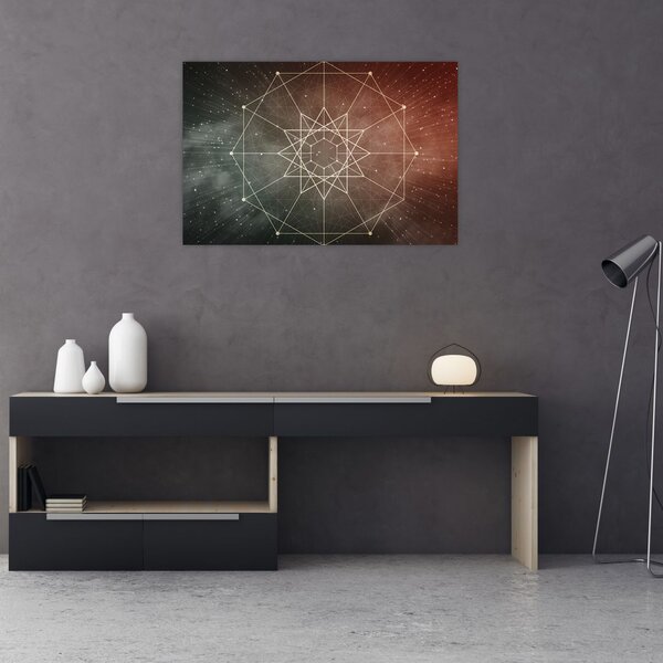 Kép - Kozmikus dodekagram (90x60 cm)
