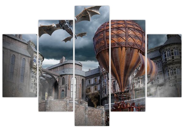 Kép - szürreális táj (150x105 cm)